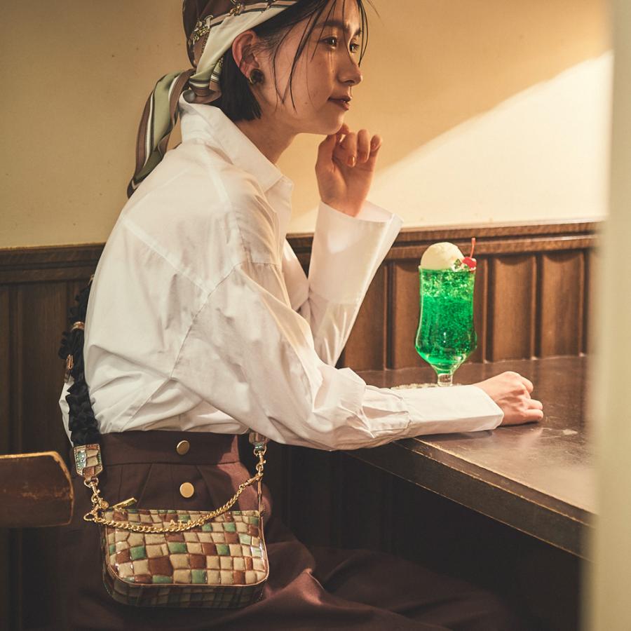 ATAO公式 Amelie アメリ ポシェット マイクロバッグ チェーン 牛革