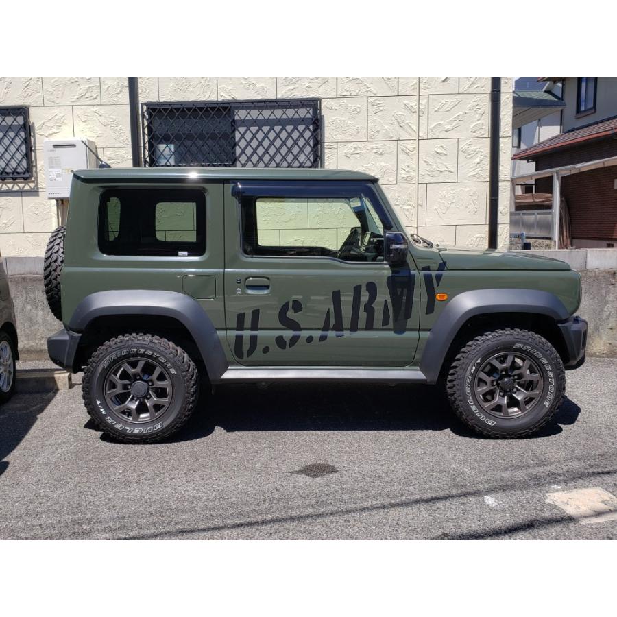 AUTOMAX izumi サイドデカール (U.S.ARMY) ステンシルステッカー 高さ