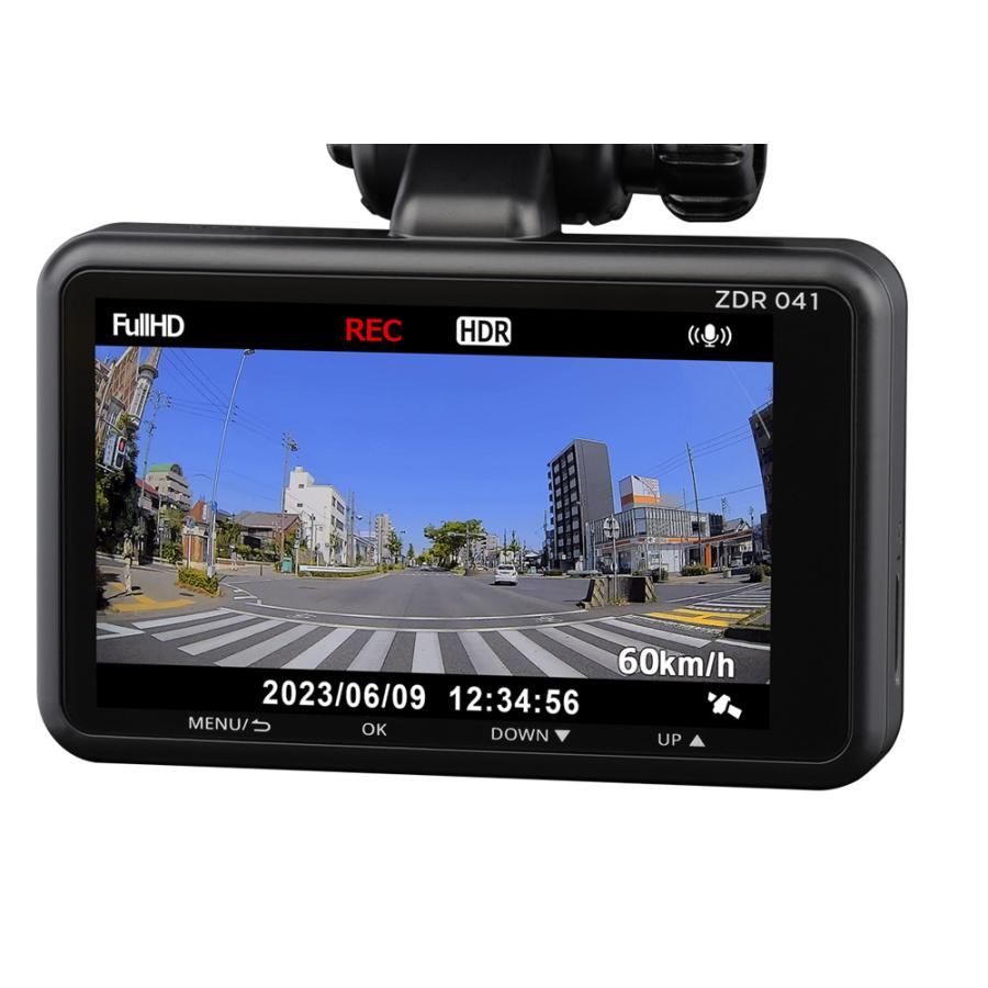 コムテック（Comtec） ZDR041 ドライブレコーダー 1カメラタイプ 3.2