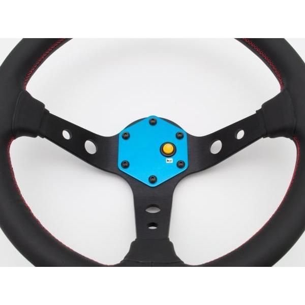 Daikei ステアリングプレート ホーンボタン ブルー/黄色ボタン : 株式