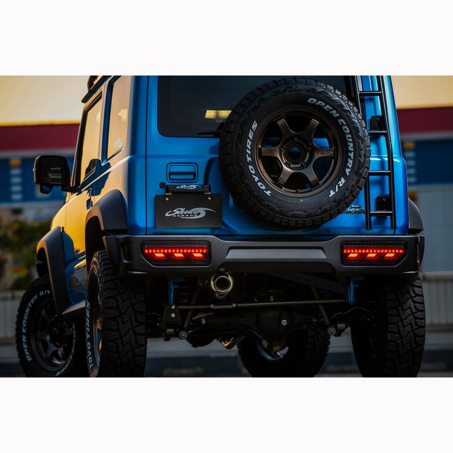 ショウワガレージ LEDテールランプ クリアレンズ レッドバー E00160