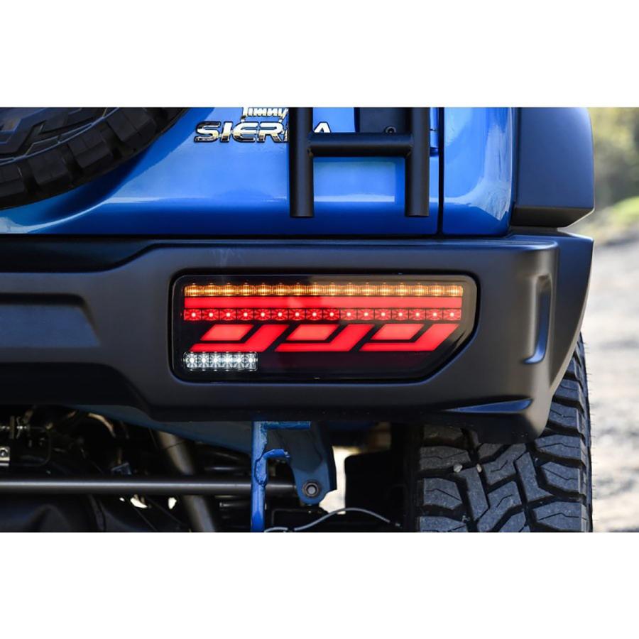 ショウワガレージ LEDテールランプ クリアレンズ レッドバー E00160