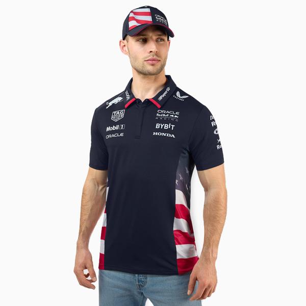 オラクル レッドブル レーシング チーム USAレース限定 ポロシャツ