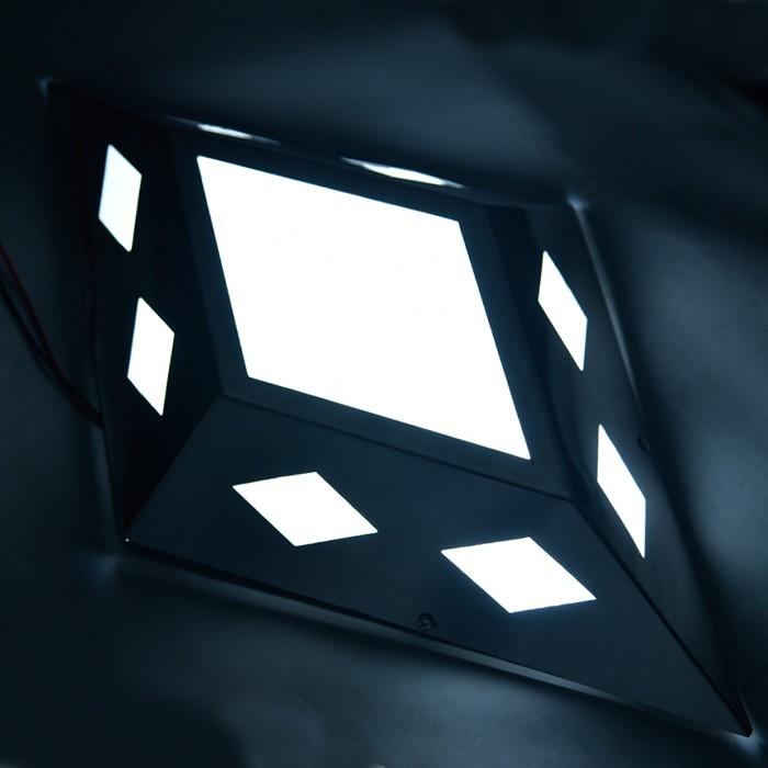 汎用 24V LED ダイヤ型 アクリル付き ドア アンドン 小型 バスマーク