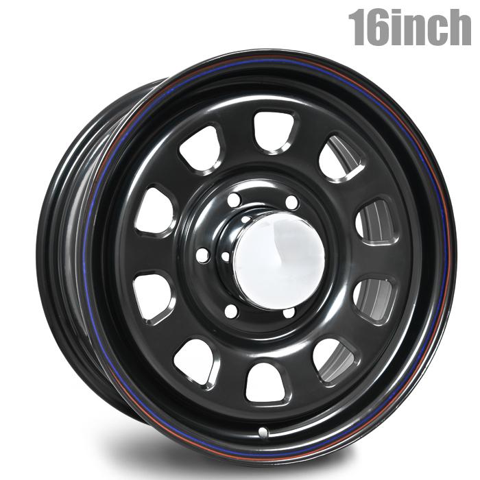 DAYTONA SS デイトナ 16インチ ホイール 16×6.5 +38 6H 139.7 ブラック