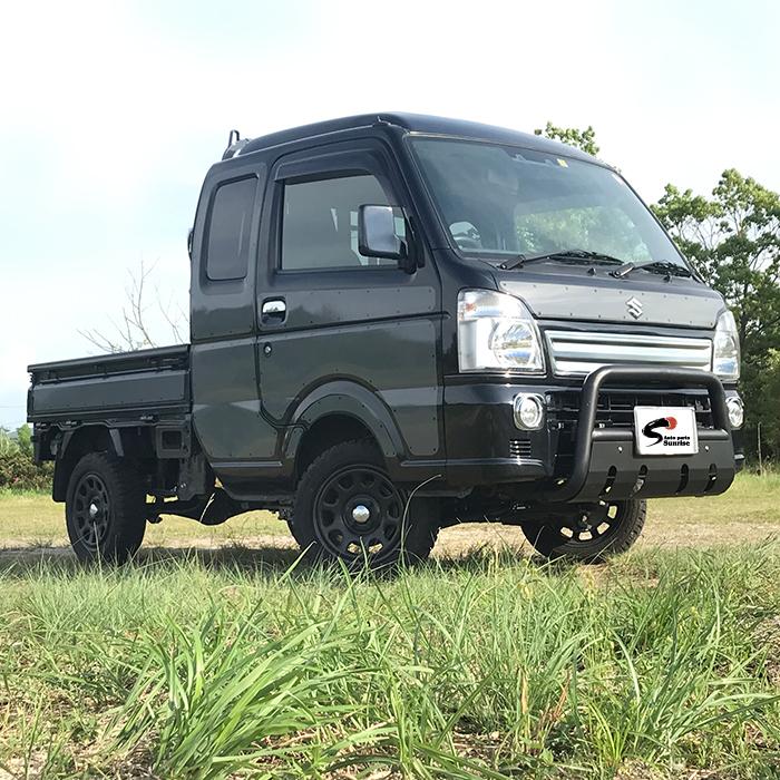 キャリイ DA16T パイプ バンパー ガード ブラック パウダー コート