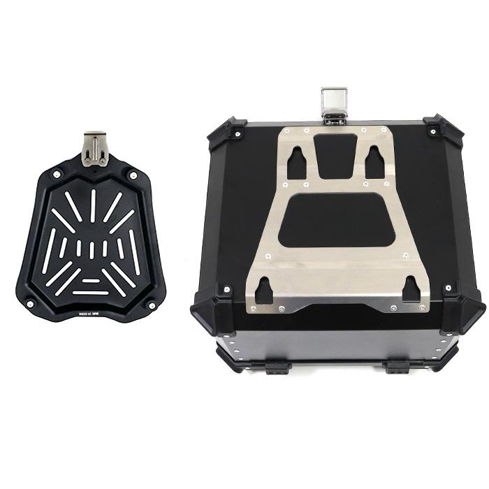 キーロック付き 防水 防塵 バイク リアボックス 55L 大容量 トップ