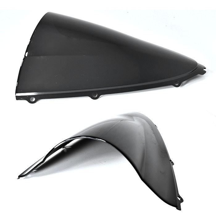 カワサキ ZZR1400 ZX-14 スモーク フロント カウル ブラック