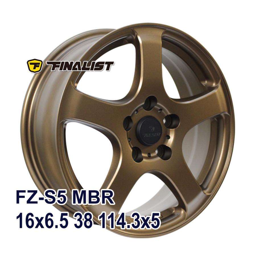 4枚セット】 FINALIST FZ-S5 16x6.5 +38 114.3x5 MBR : AUTOWAY
