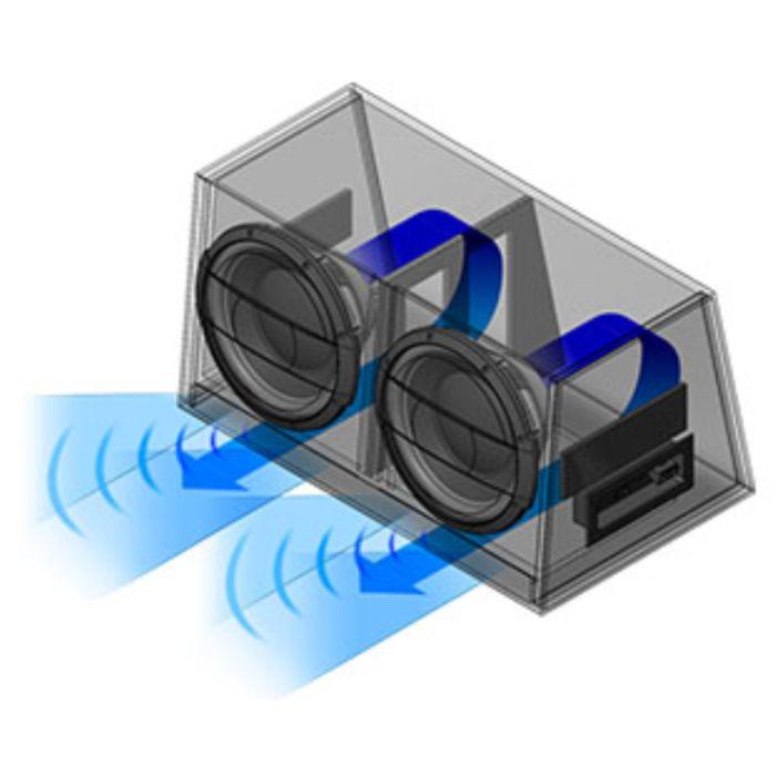 Pioneer（パイオニア） TS-WX1220AH 30cm×2パワードサブウーファー