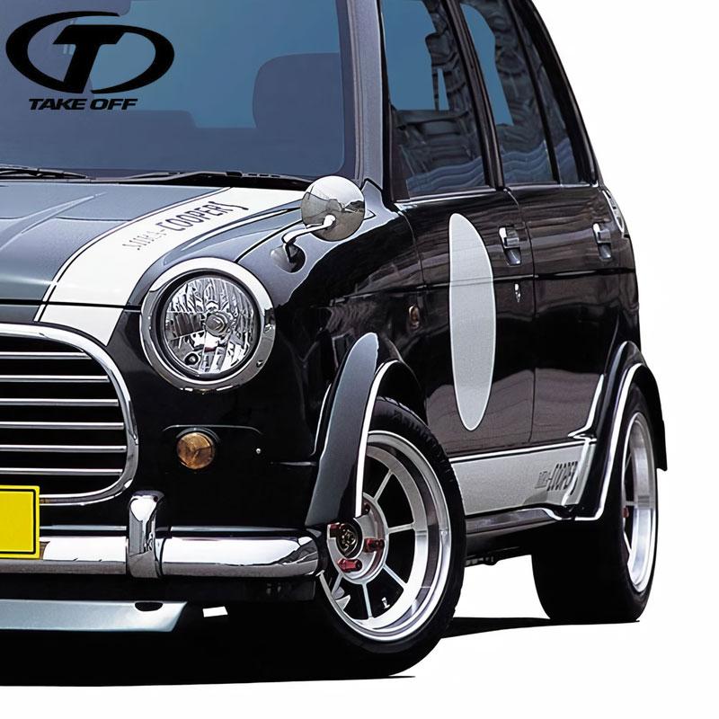 TAKE OFF（テイクオフ） CROSS オーバーフェンダー FRP ミラジーノ