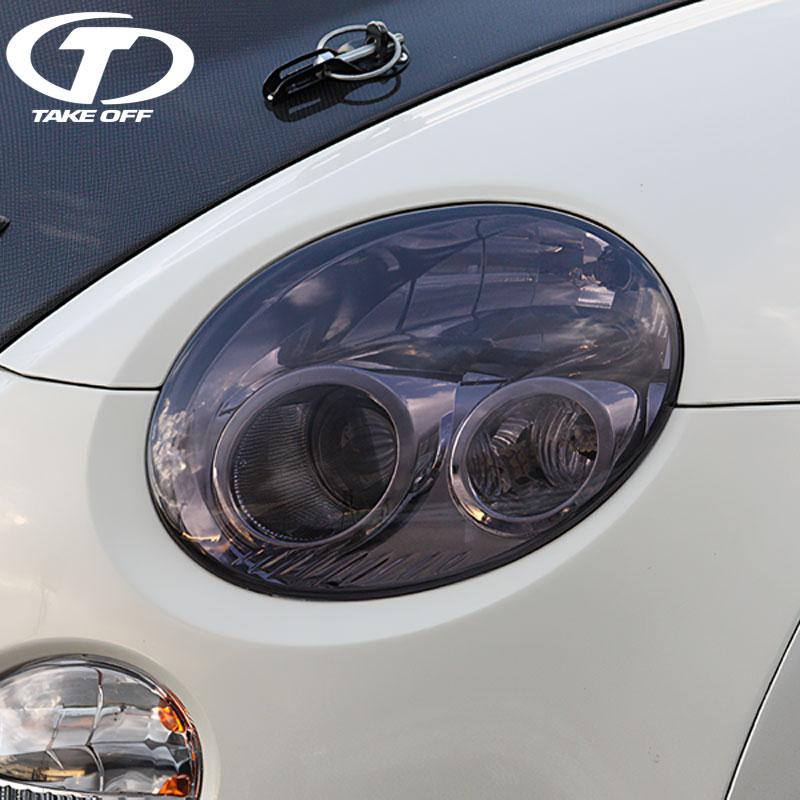 TAKE OFF（テイクオフ） ヘッドライトカバー 左右1set ライトスモーク