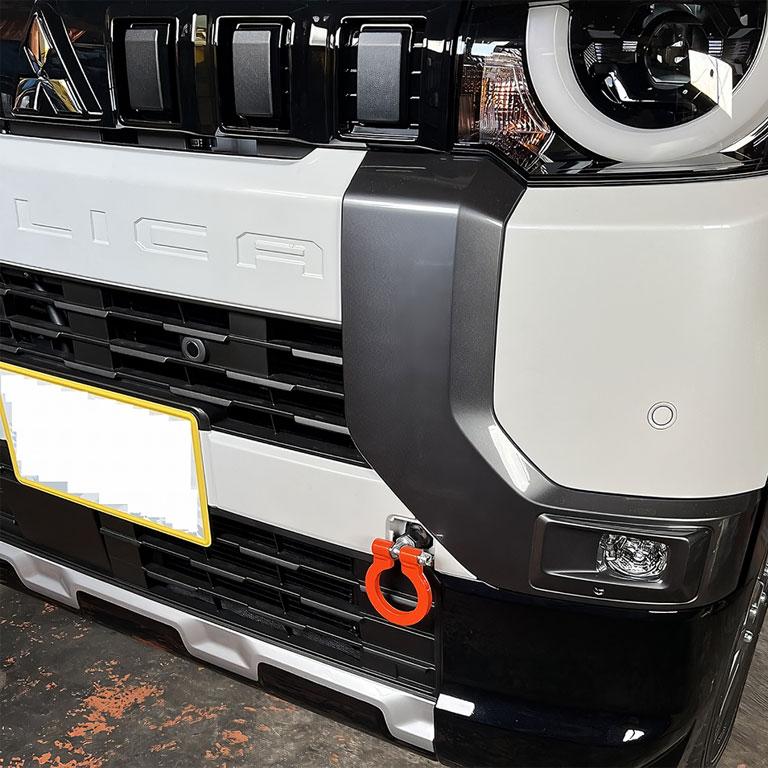 カワイ製作所 牽引フック フロント type可倒式 デリカミニ B34A B35A