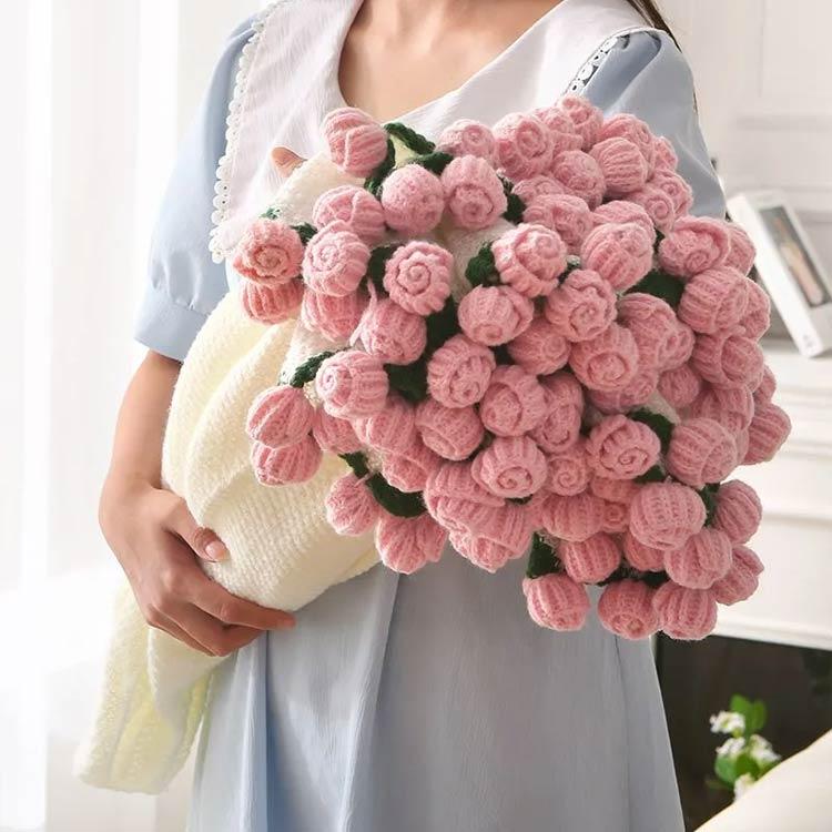 咲く 毛布 ローズ 花束 ブーケブランケット マジックフラワー