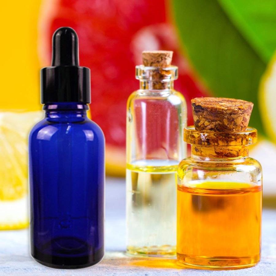 スポイト遮光瓶 30ml 5本セット ガラス製 手作りアロマ・香水 保存容器