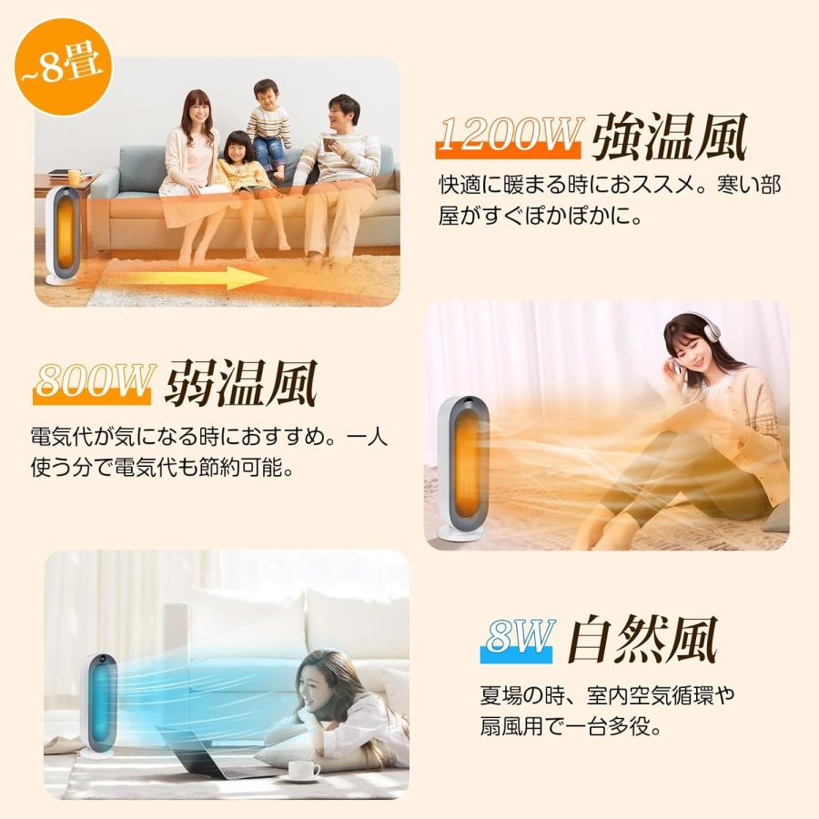 セラミックヒーター 暖房器具 省エネ セラミックファンヒーター