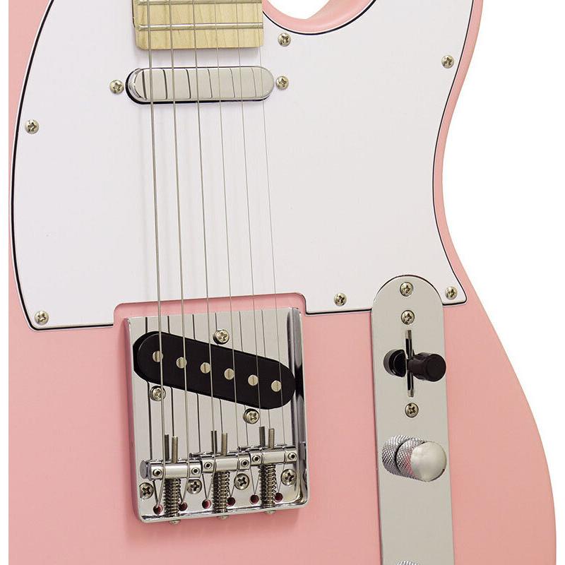 エレキギター 初心者 Legend LTE-Z/M MTPK Matt Pink テレキャスター
