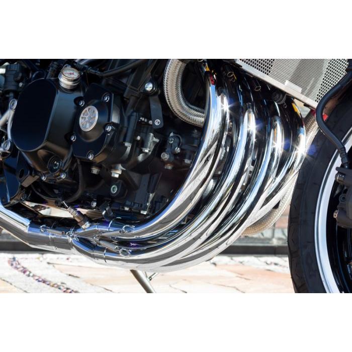 ARCHI アーキ 427 ショート管マフラー(6ピース) メッキ ◎JMCA認証