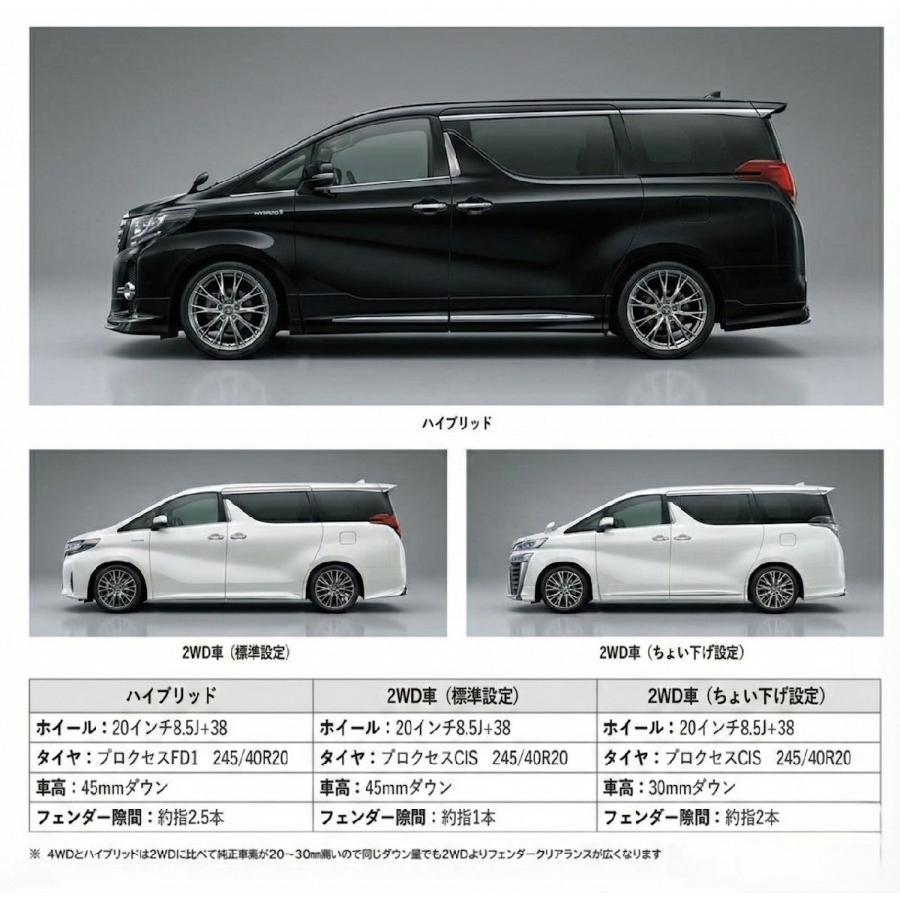 AXIS STYLING 30系 アルファード ヴェルファイア 専用 車高調