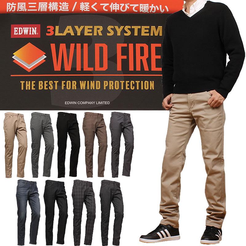 EDWIN（エドウィン） ジーンズ メンズ WILDFIRE 3層構造 ワイルド