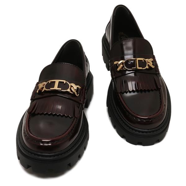 TOD'S（トッズ） ローファー オックスフォード ワインレッド