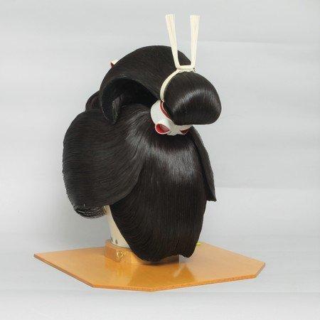 日本髪かつら 文金高島田 （中古・超美麗品） 髪色：#2 自然色 【中古