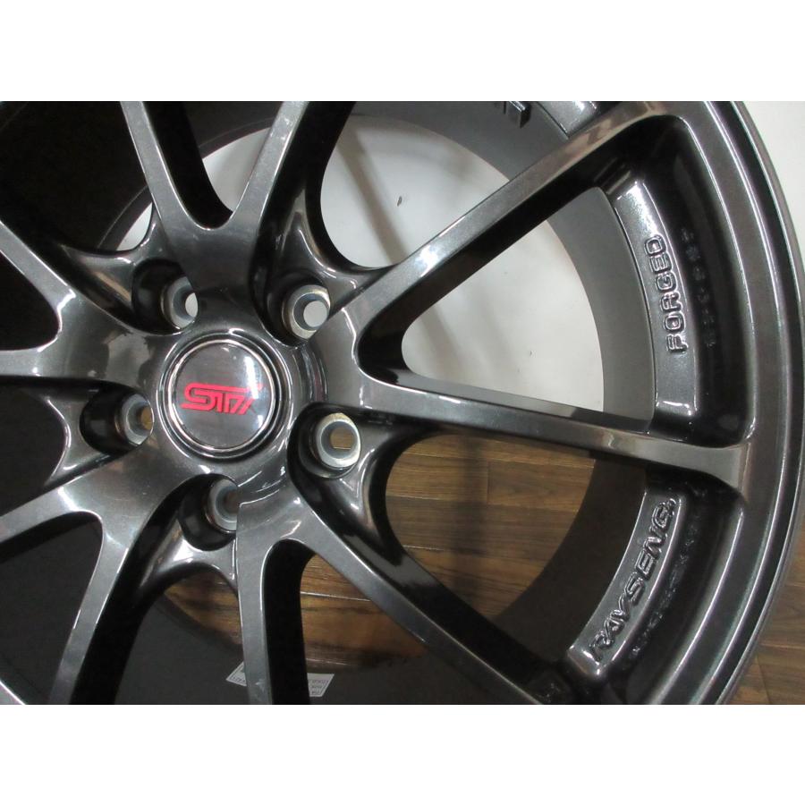 送料無料・税込み】2本セット レイズ製 スバルSTIパフォーマンス 18in8