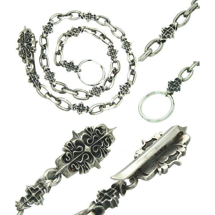 フローラクロスシルバーウォレットチェーン キーリング Enemy(エネミー