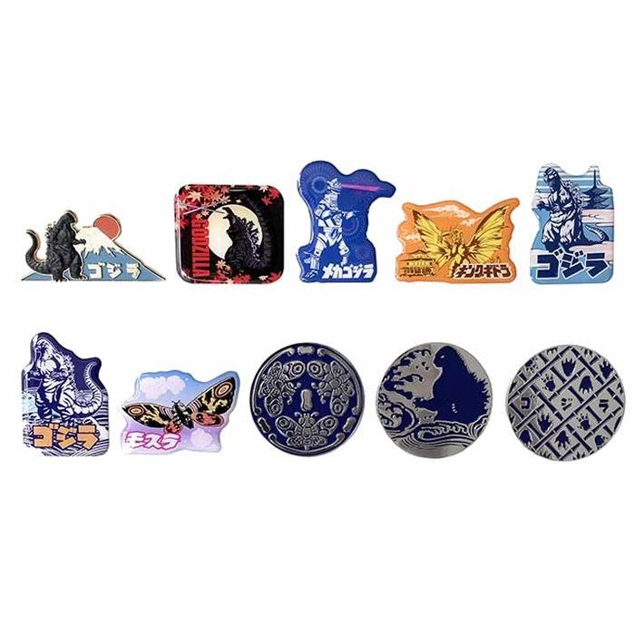 ゴジラ JAPAN ARTSTYLE PINS (単品) ピンズ全10種からランダムで1種