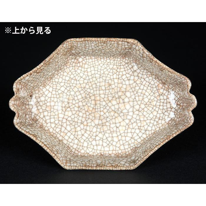 盆栽鉢 水盤 饒州白磁氷裂変わり水盤一対 にょじゅう 中国古窯 磁器