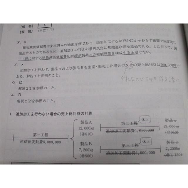 CPA会計学院 公認会計士試験 管理会計論 短答対策講義 IKB計算/理論