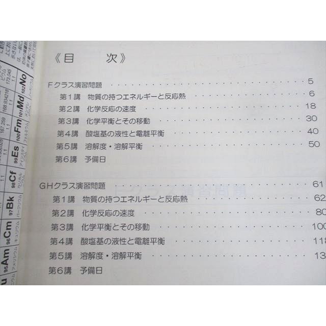 SEG (科学的教育グループ) 理論化学入試演習I/II F/G/H 受験化学演習