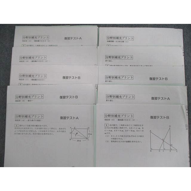 SAPIX サピックス 算数 分野別補充プリント 【計30回分】 2022 013m2D