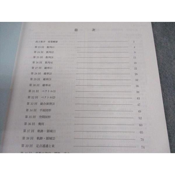 鉄緑会 高2 数学実戦講座I/II 第2部 テキスト 2020 後期 ☆ 006s0C