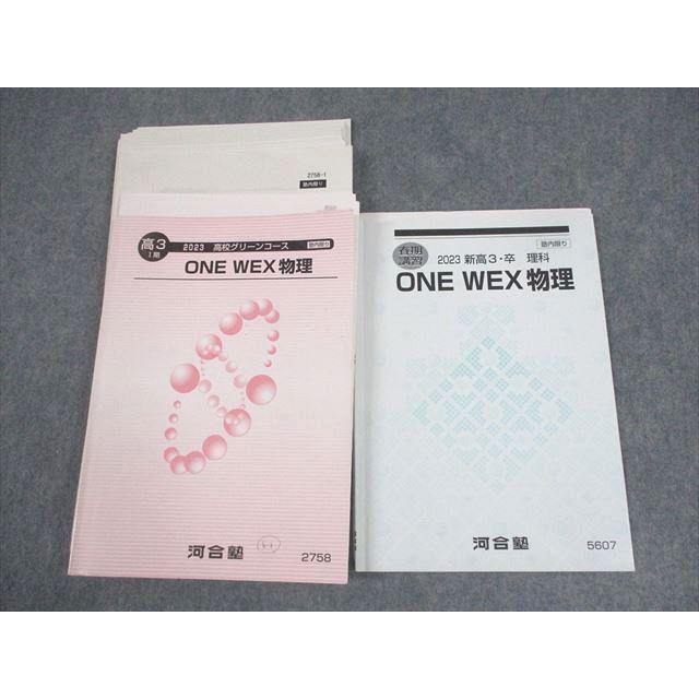 河合塾 高校グリーンコース ONE WEX物理 テキスト 2023 I期/春期 計2冊
