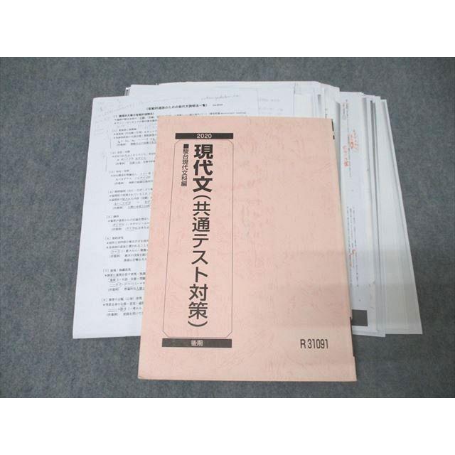 駿台 国語 現代文(共通テスト対策) テキスト 2020 後期 中野芳樹