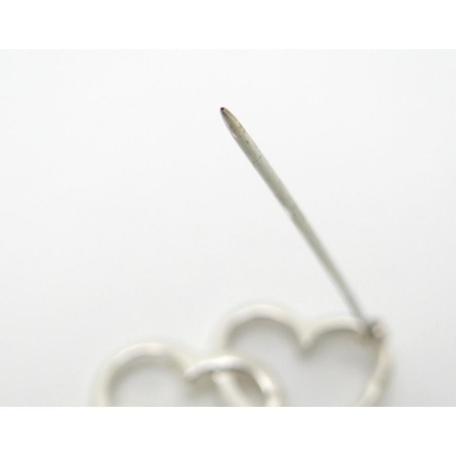 TIFFANY&Co.（ティファニー） トリプルハート ピンブローチ SV925