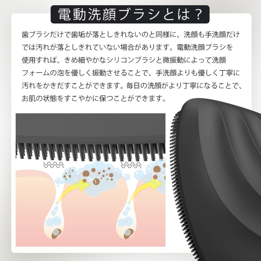 GESKE ソニック フェイシャルブラシ 美顔器 フェイスケア 毛穴 毛穴