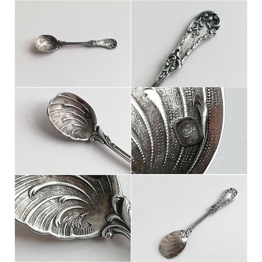 フランス製 純銀デミタススプーン 12本セット ミネルヴァ