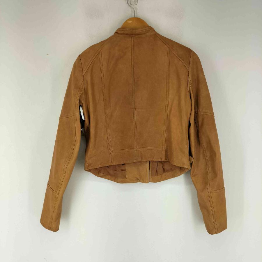 theory（セオリー） ラムレザーライダースジャケット レディース JPN