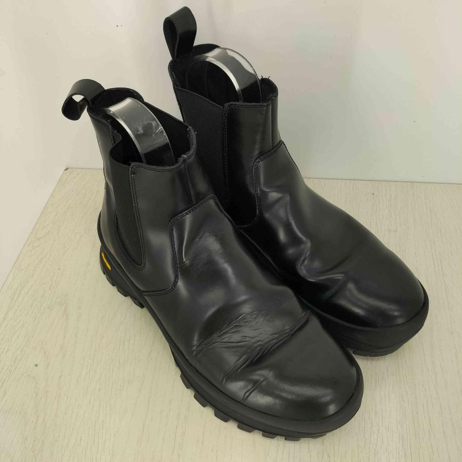 ZARA（ザラ） VIBRAM レザーチェルシーアンクルブーツ メンズ JPN：27
