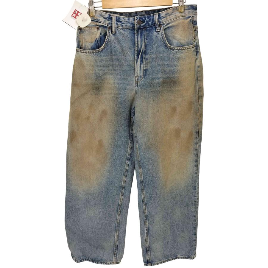 ZARA（ザラ） バギーフィットジーンズ ダーティー加工ルーズバギー
