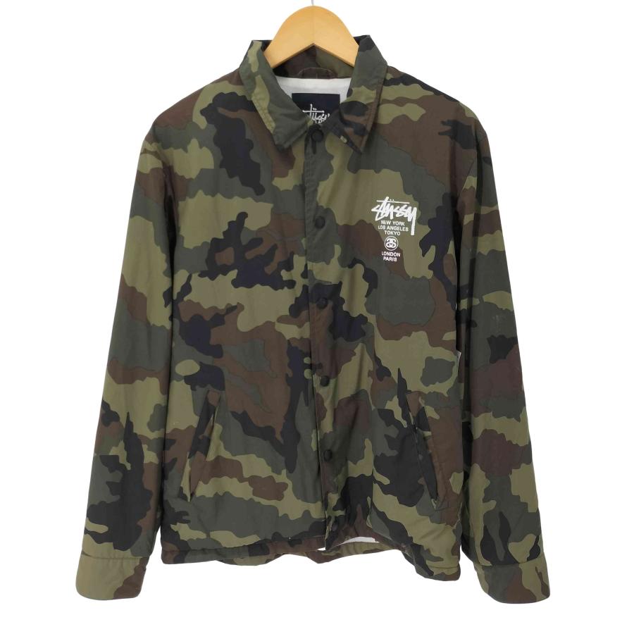 STUSSY（ステューシー） ワールドツアー コーチジャケット カモ柄