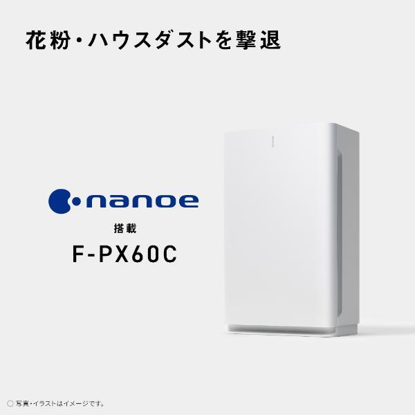 Panasonic（パナソニック） 空気清浄機 ホワイト F-PX60C-W 適用畳数