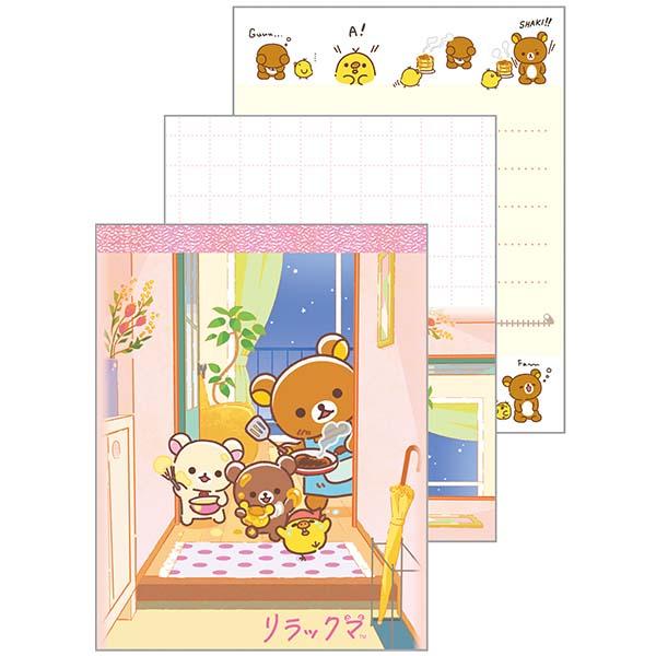 San-X（サンエックス） リラックマ クロスメモ stay with me 2種セット