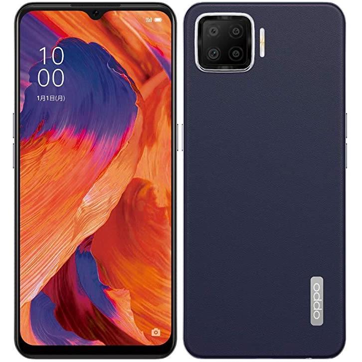 OPPO A A73 SIMフリー シムフリー CPH2099 ネービーブルー 紺 青 4GB