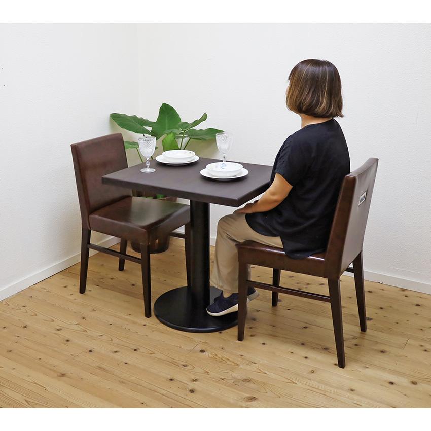 天然木コンパクトテーブル ALTO2脚セット 店舗用 座面高50cmチェア
