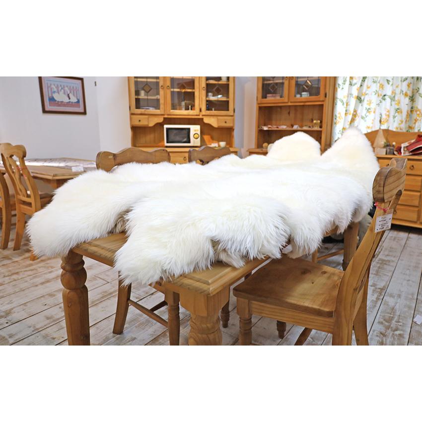 新品 在庫限り BOWRON ボーロン GOLD STAR ムートンラグ 5匹 ホワイト