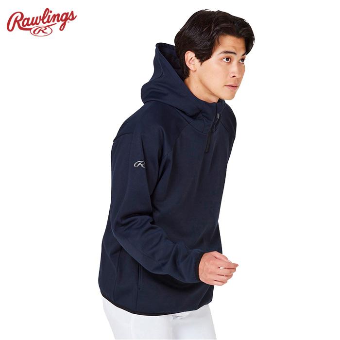 Rawlings（ローリングス） 長袖 ブロックフリースハーフジップトップ