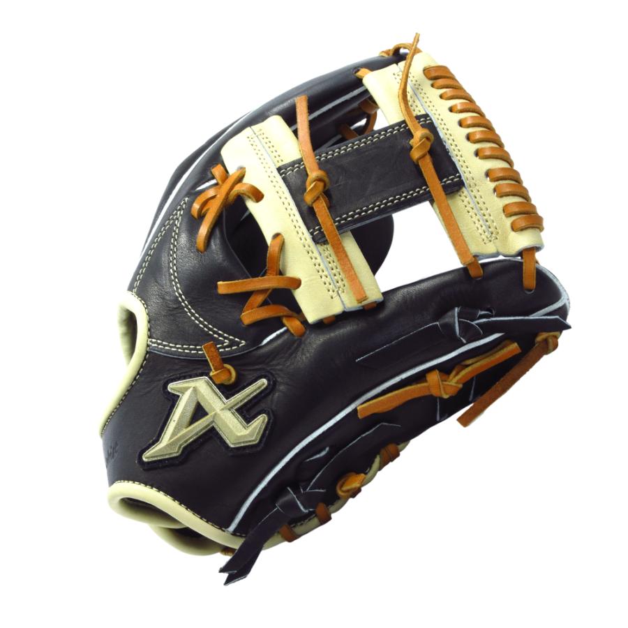 ATOMS 野球 アトムズ 軟式内野手用グラブ ACN-026 ブラック×Cブラウン